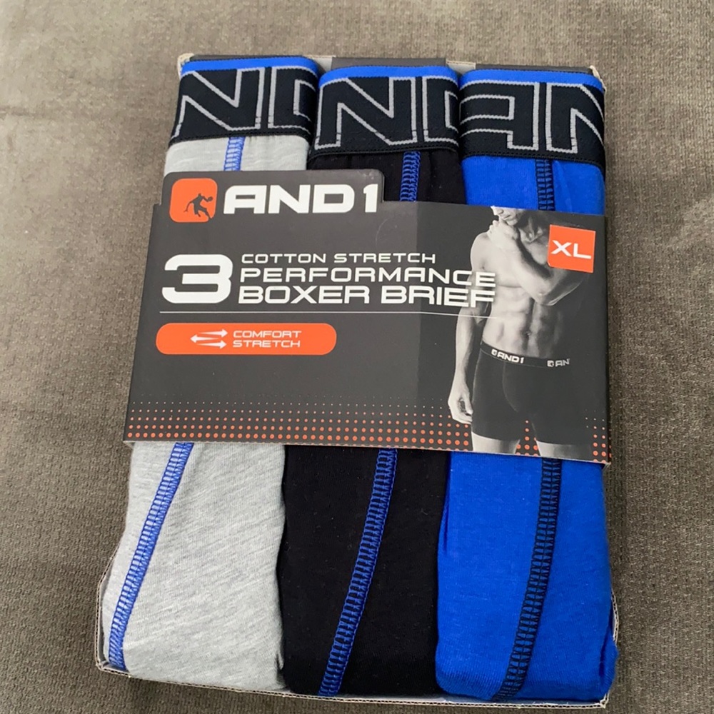 And 1 cotton stretch performance boxer brief 3pack